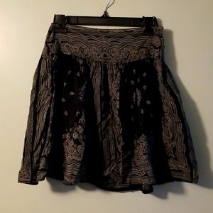 Printed swing style skirt